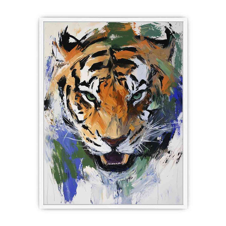 Tiger Canvas Painting 