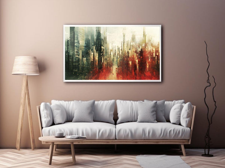 Bustling Canvas Painting 