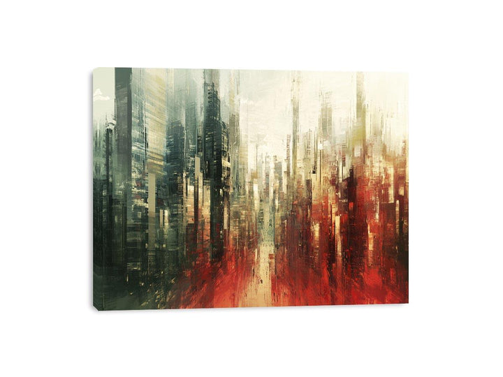 Bustling Canvas Painting 