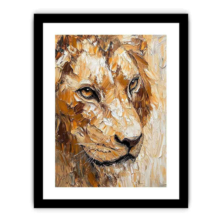 King of Beasts Canvas Painting 