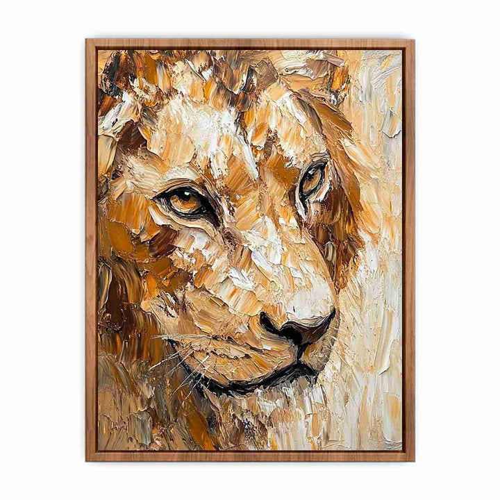 King of Beasts Canvas Painting 