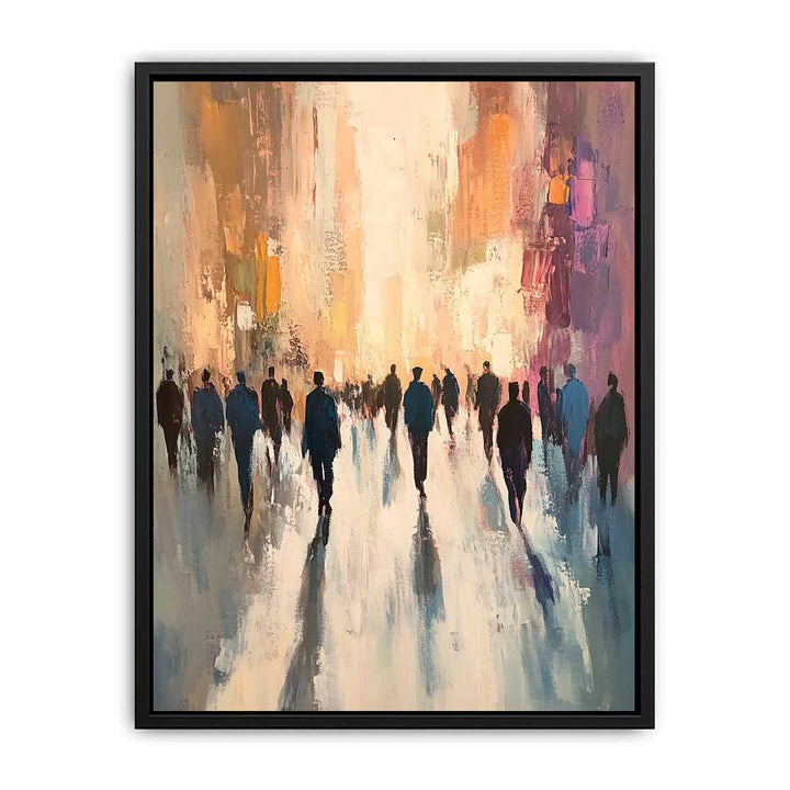 Passersby Canvas Painting 