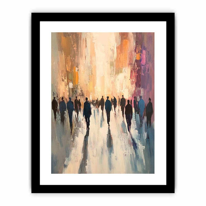 Passersby Canvas Painting 