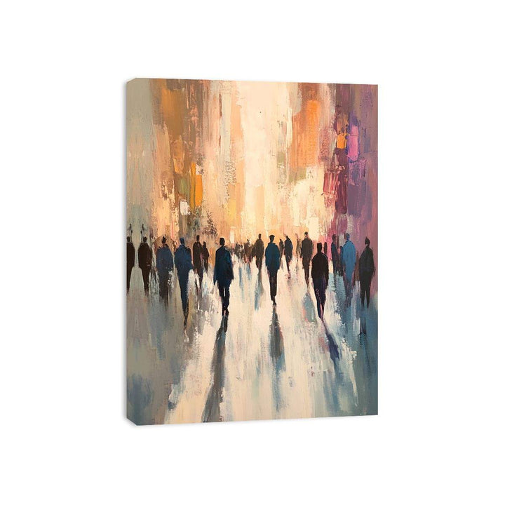 Passersby Canvas Painting 