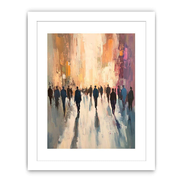 Passersby Canvas Painting 