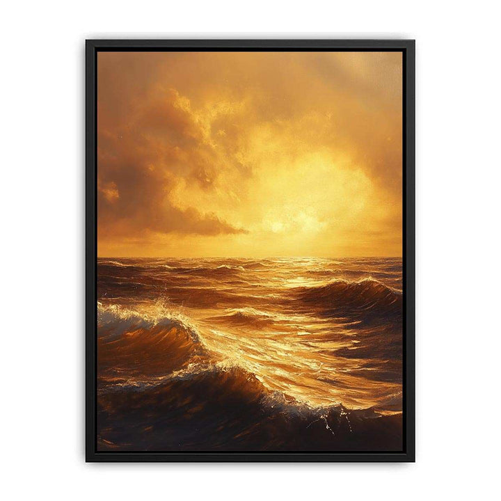 sunlit waters Canvas Painting 