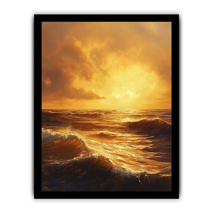 sunlit waters Canvas Painting 