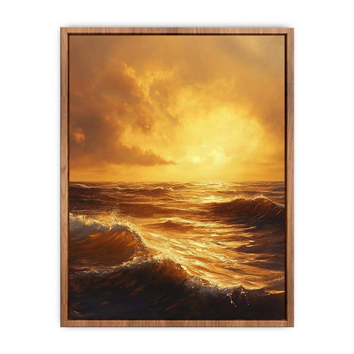 sunlit waters Canvas Painting 