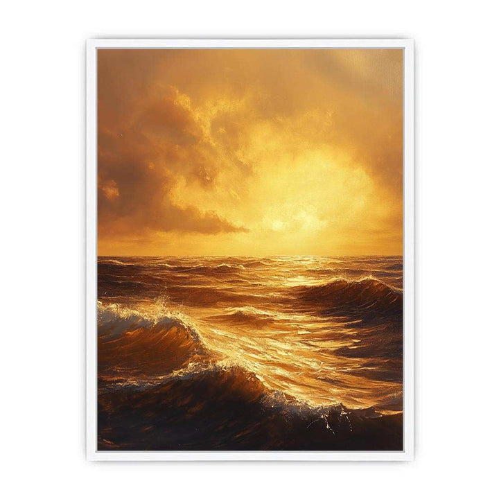 sunlit waters Canvas Painting 