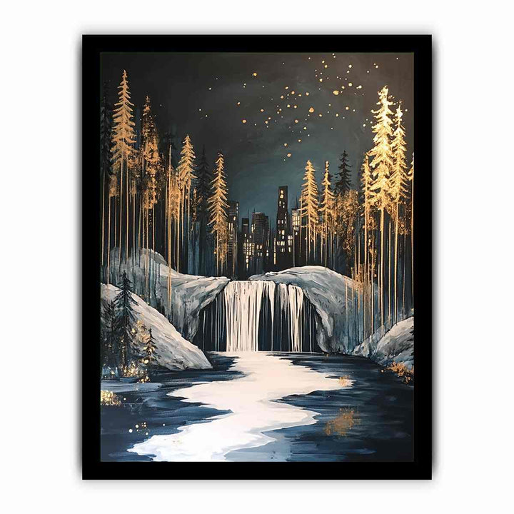 Riverscape Canvas Painting 