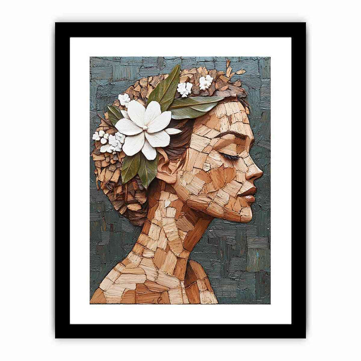 Crowned in Bloom Canvas Painting 