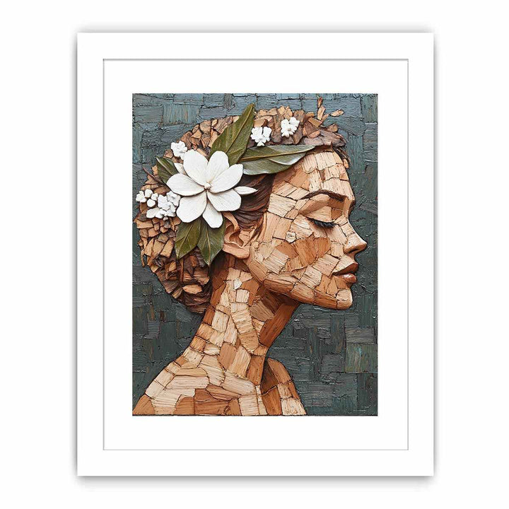 Crowned in Bloom Canvas Painting 