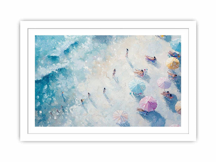 Footprints in the Sand Canvas Painting 