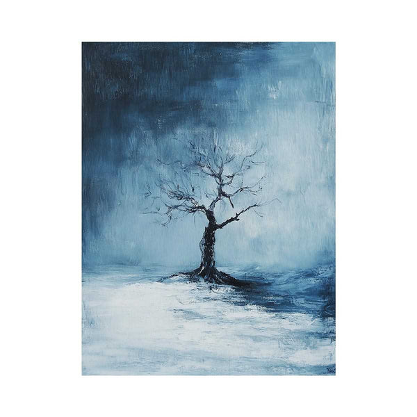 Cold Night Oil Painting