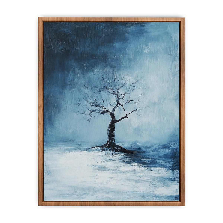 Cold Night Canvas Painting 