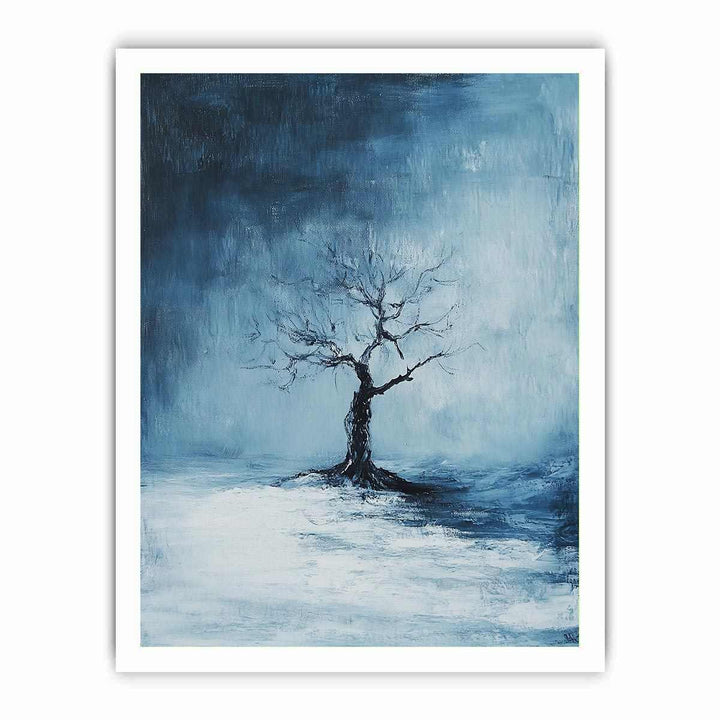 Cold Night Canvas Painting 