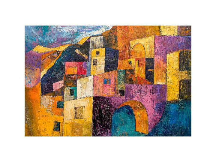 Vernazza Oil Painting 