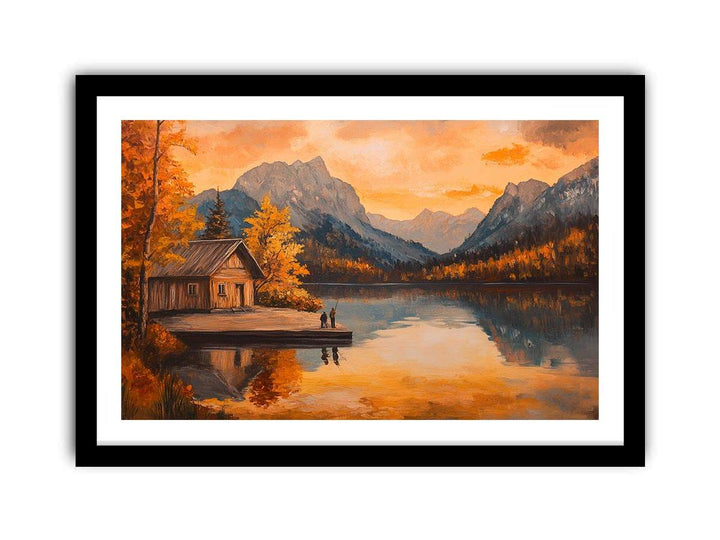 Cozy House Canvas Painting 