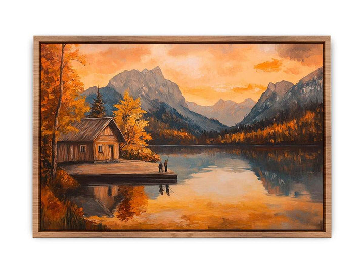 Cozy House Canvas Painting 