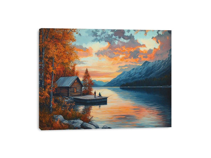 Whispers of the Fall Canvas Painting 