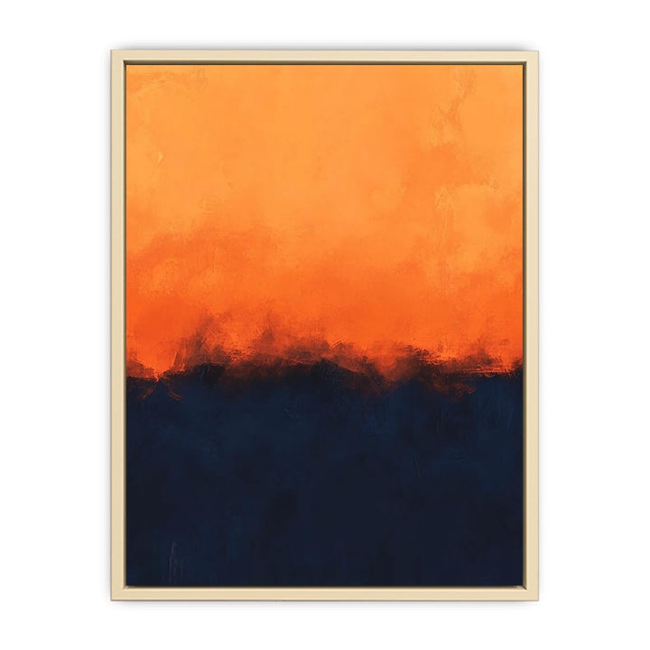 Fragments of Sunset and Night Canvas Painting 