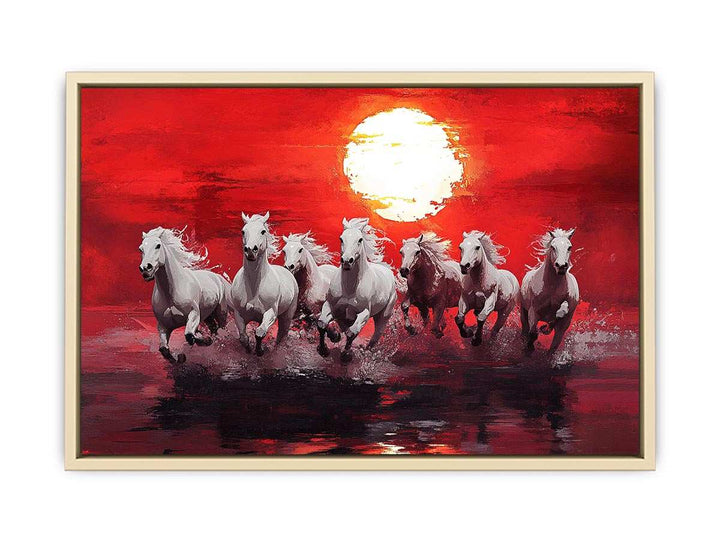 Gallop of Freedom Canvas Painting 