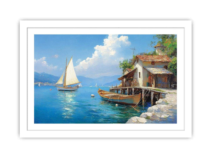 Harbor Canvas Painting 