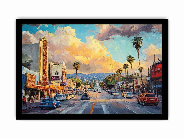 Los Angles Canvas Painting 