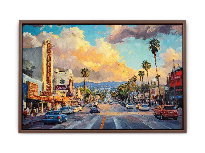 Los Angles Canvas Painting 