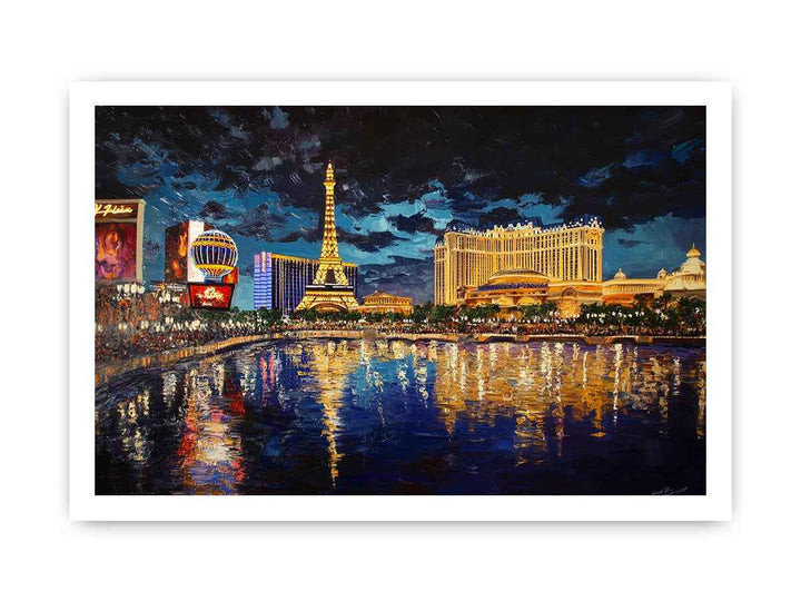 Vegas Canvas Painting 