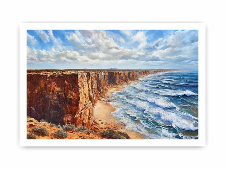 The Edge of the World Canvas Painting 