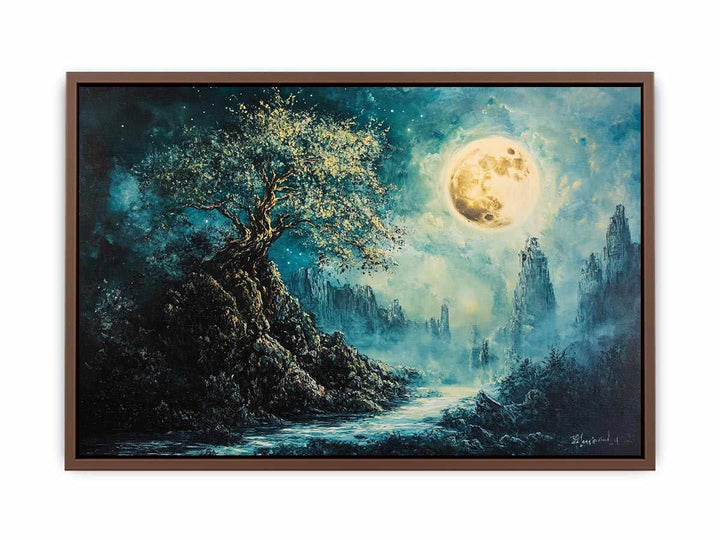 The Mystical Pathway Canvas Painting 