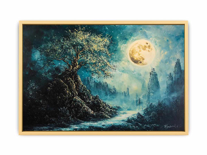 The Mystical Pathway Canvas Painting 