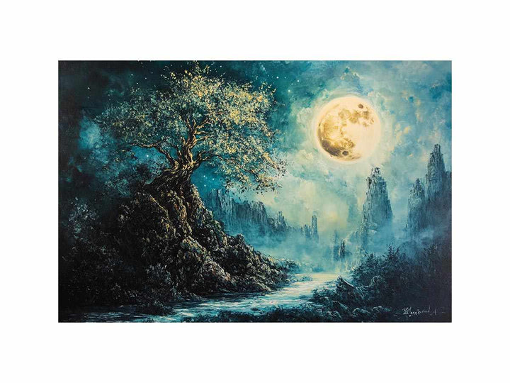 The Mystical Pathway Oil Painting 