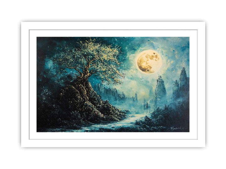 The Mystical Pathway Canvas Painting 