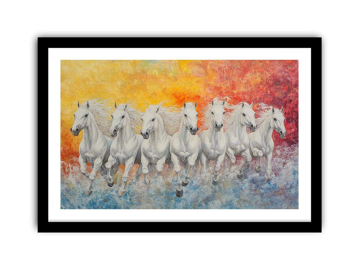 Seven Spirits on the Run Canvas Painting 