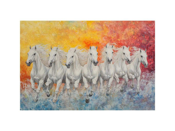 Seven Spirits on the Run Oil Painting 