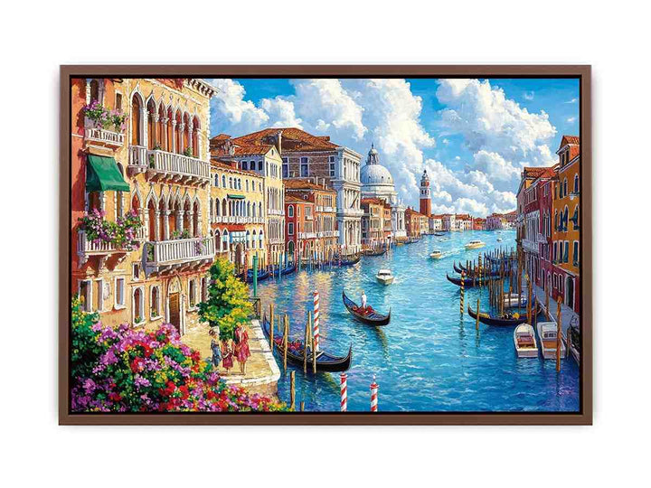 Grand Canal Canvas Painting 