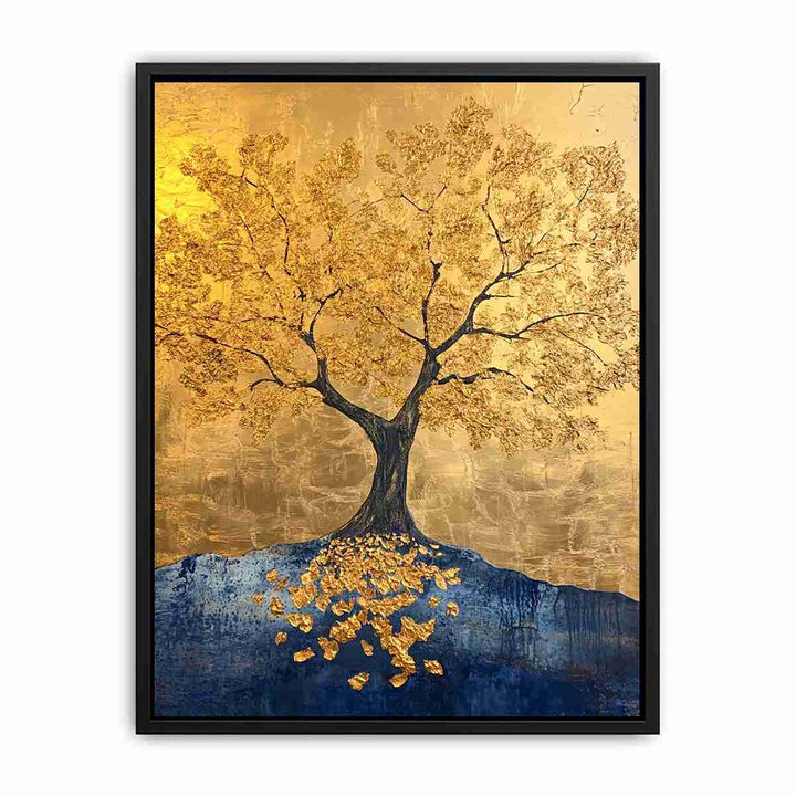 Gold Canvas Painting 