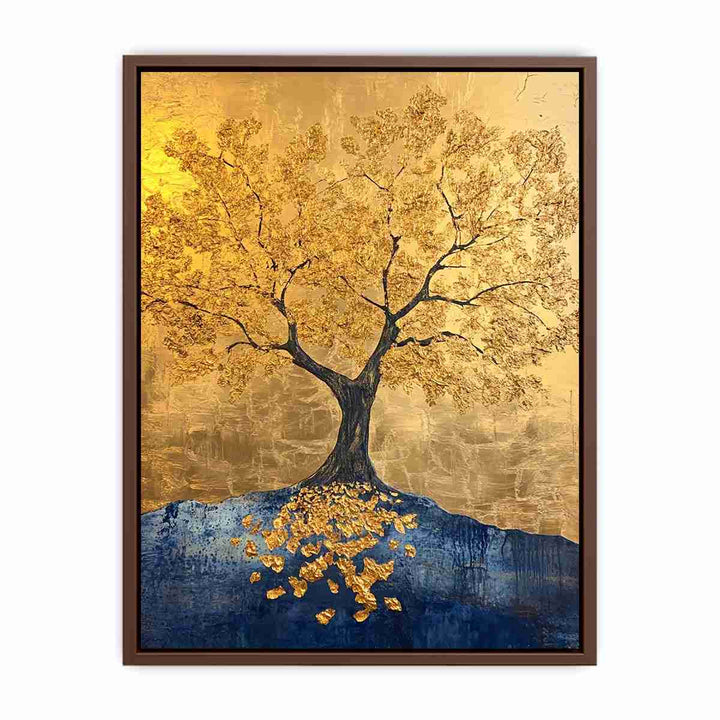 Gold Canvas Painting 