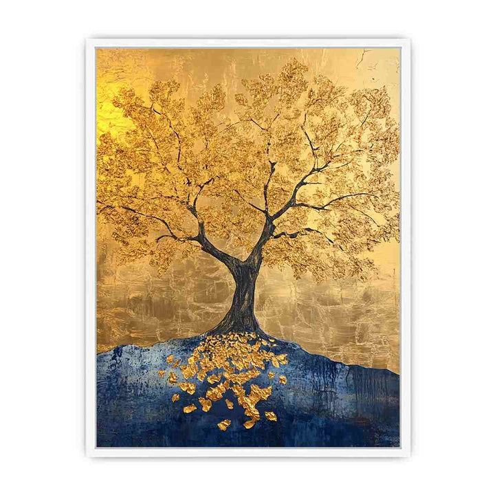 Gold Canvas Painting 