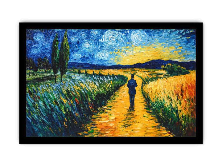 Walk Canvas Painting 