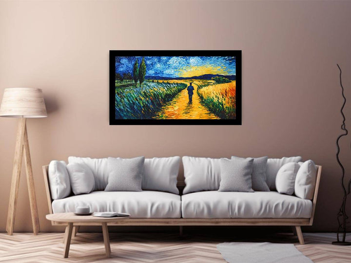 Walk Canvas Painting 