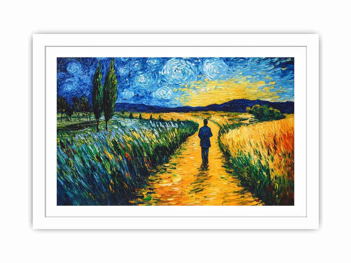 Walk Canvas Painting 