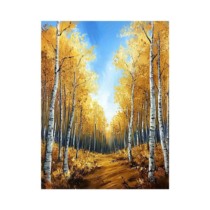 Gold Way Oil Painting