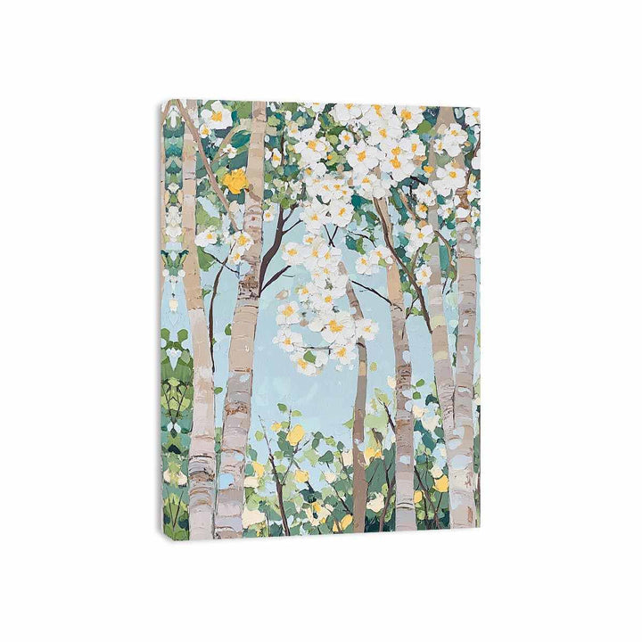 Abstract Trees Canvas Painting 