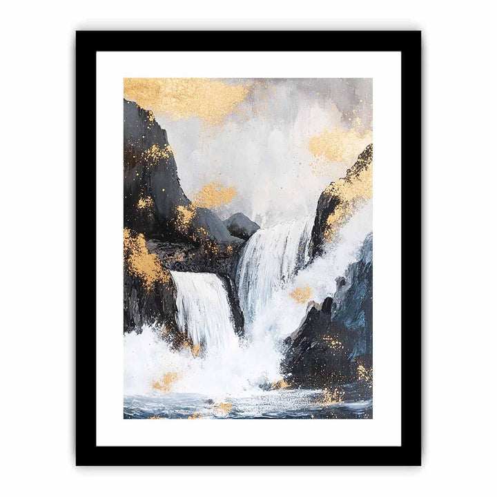 Waterfall Canvas Painting 