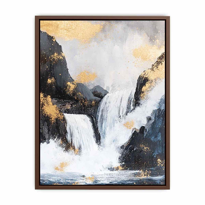 Waterfall Canvas Painting 