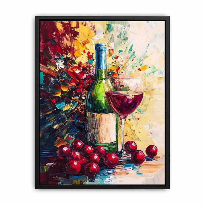 Wine Canvas Painting 