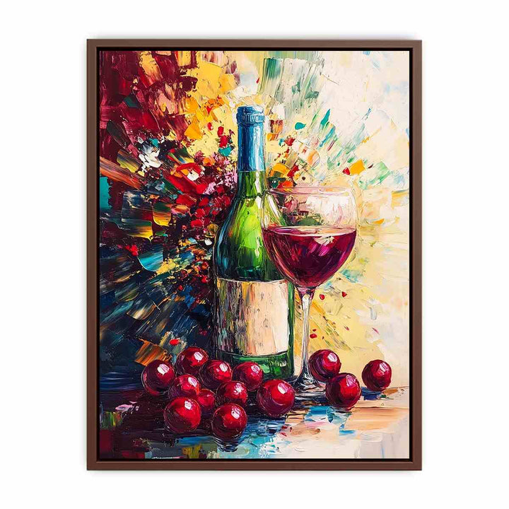 Wine Canvas Painting 